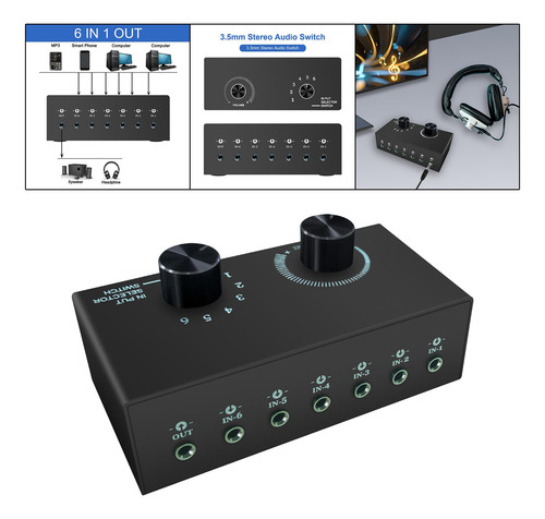 Conmutador De Audio Conmutador De Audio De 3,5 Mm Peso
