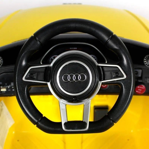 Carro a bateria para crianças Bel Audi TT RS Brink cor amarelo 110V/220V
