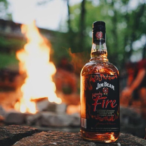 Jim Beam Fire Plaza Serrano-microcentro Envio S/cargo