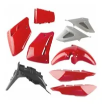 Comprar Kit Plasticos Cachas Honda 250 Cbx Twister M\u002Fv Rojo 9 Pzas 