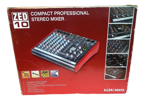 Consola Allen & Heath Zed 10 Phantom Power Mixer Outlet
