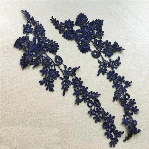 Tecido Renda Guipir Azul Royal MercadoLivre