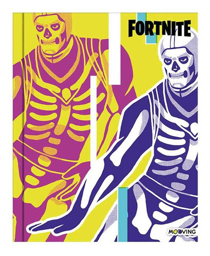 Cuaderno Mooving 19,5x24 Tapa Dura 48 Hj Fortnite