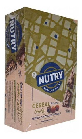 Barra De Cereal Trufa Nutry 24 Unid 20g