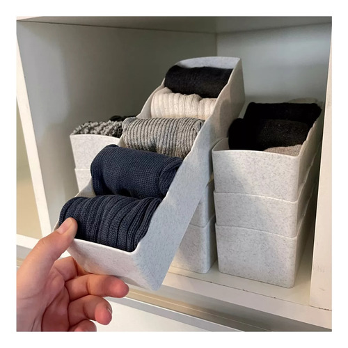 Organizador Medias 5 Divisiones Rop Interior Cajón Pack X200