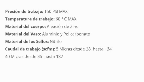 Unidad De Mantenimiento Neumático Filtro 3/4