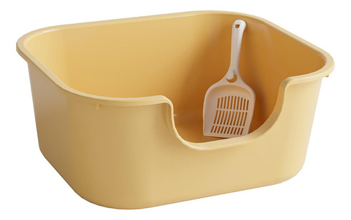 Caja De Arena Para Gatos, Bandeja De Arena Para Amarillo