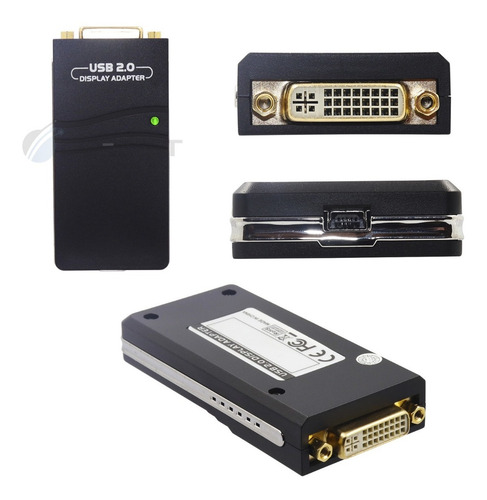 Imagem 1 de 10 de Adaptador De Vídeo Usb 2.0 X Vga Dvi Hdmi Multi Display Uga