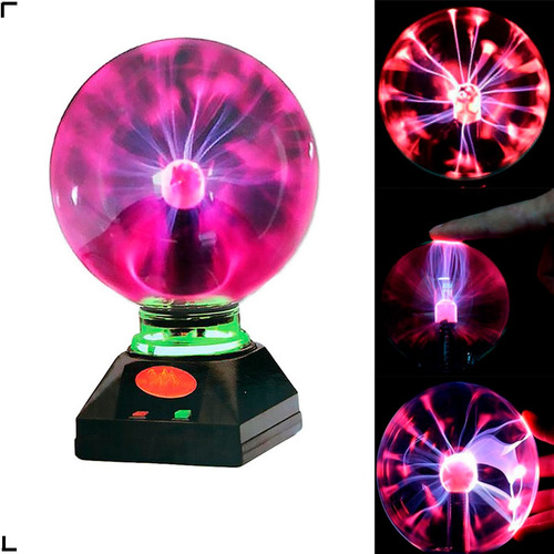 Globo Plasma Light Bola Cristal 110v 20cm Decoração Festas