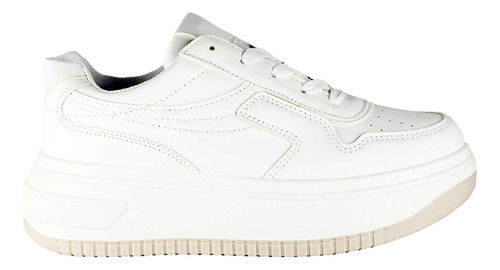 Zapatilla Denver Blanca/beige Takones