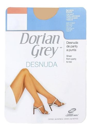 4 Pantimedias Dorian Grey D Panty Y Punta