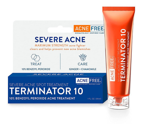Severe Acne Terminator 10 Spot Treatment Maxim Strength / H