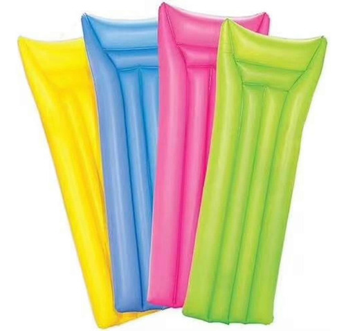 Flotador Colchoneta Inflable Pileta Verano In30 Color Rosa Chicle