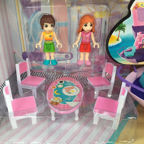 Barco De Muñecas El Mas Grande Con Muebles Deluxe + Envio
