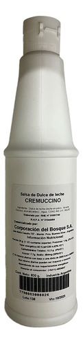 Salsa De Dulce De Leche Topping Café Postre X 1 Lts (830grs)
