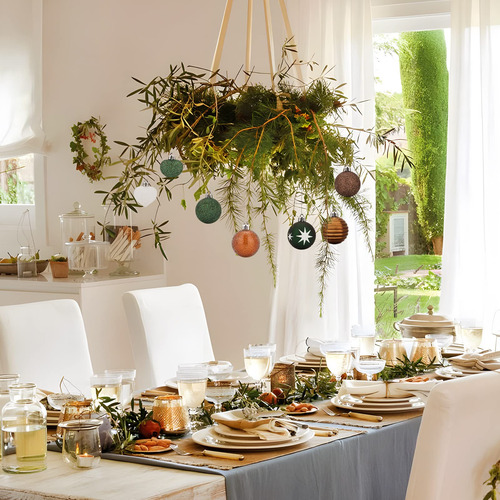 Adornos De Navidad 35 Bolas Inastillables Verde Y Dorado
