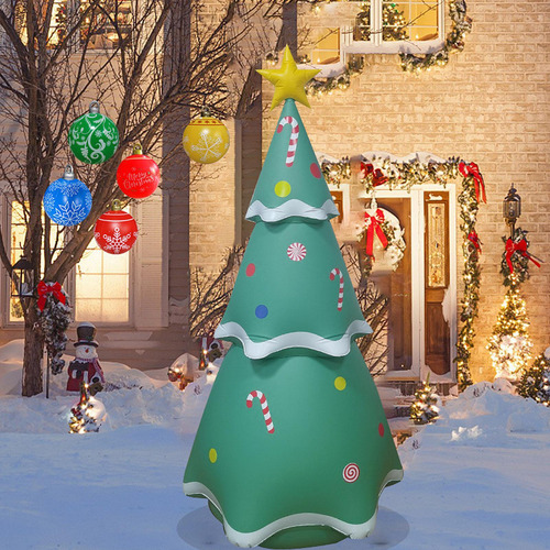 Rbol De Navidad Inflable, Regalo, Decoración Navideña Para