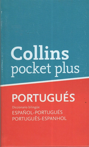 Imagen 1 de 4 de Diccionario Bilingue Portugues - Español Collins Pocket Plus