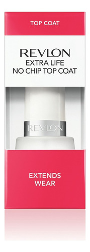 Esmalte De Uñas Revlon Nail Enamel Top Coat Color 215 Extra Life No Chip Top Coat