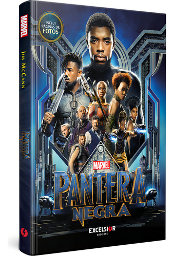 Pantera Negra, de McCann, Jim. Editorial Excelsior, capa dura em português, 2022