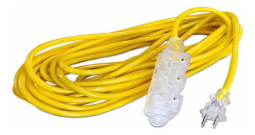 Extension De Corriente Electrica Universal Siliconado 3 Mts.