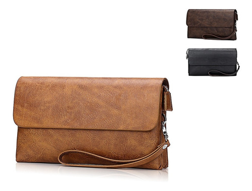 Billeteras Hombre Bolso Clutch Vintage De Alta Calidad