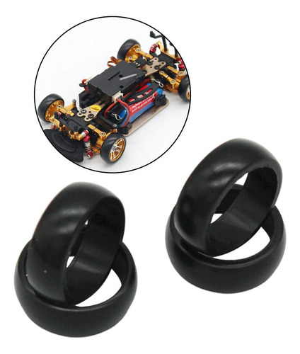 2 Paquete De 4 Neumáticos Rc Para Wltoys K989 K979 K999