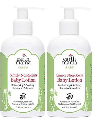 Earth Mama Simply Non-scents Loción Para Bebés