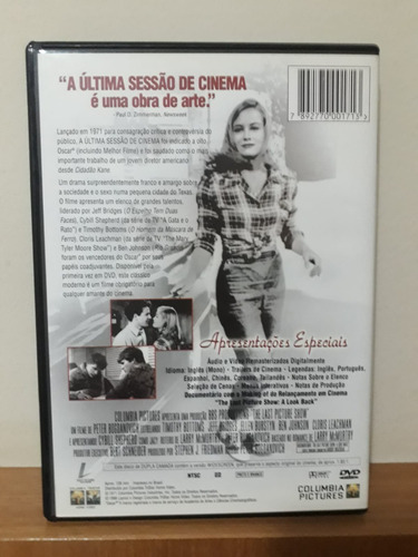 Dvd A Última Sessão De Cinema - Jeff Bridges - Impecável