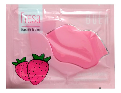 Imagen 3 de 4 de Parches Para Labios Colágeno Fresa 10pz Hidratación Full