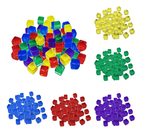 5 Paquete De 3-6 Juegos De Mesa De Cubos De Dados 5 Piezas