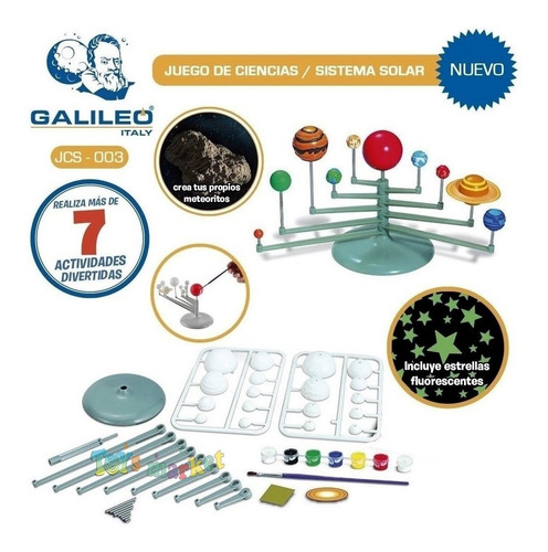 Juego De Ciencias Sistema Solar Planetas Galileo Italy