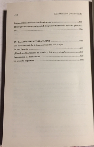Libro Autoritarismos Y Democracia Estudios De Política Argen