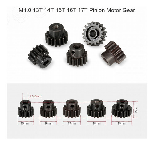L Engranaje De Motor De Piñón 8195, 5 Mm, M1, 13t, 14t,