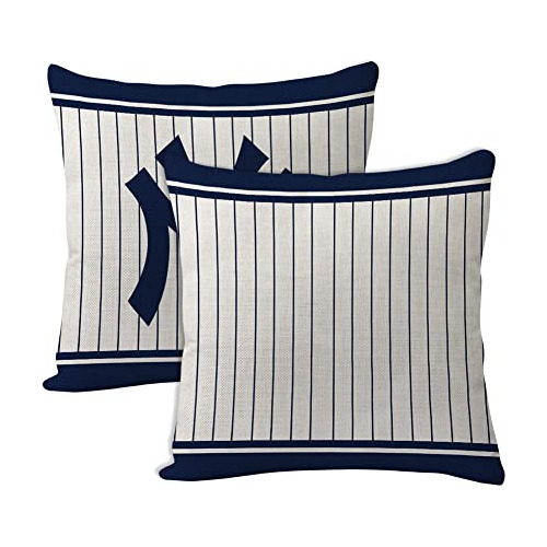 Juego De 2 Fundas De Almohada Estilo De Béisbol, 18 X ...