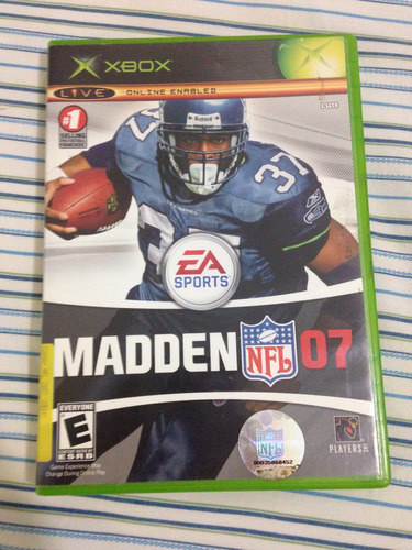 Jogo Madden 07 Nfl Xbox Clássico Completo Cib Mídia Fisica