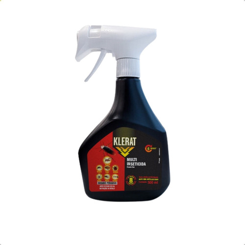 Kit 12 Klerat Inseticida Spray Barata, Carrapato, Escorpião