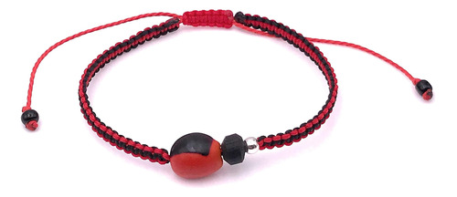 Pulsera Unisex Protección Poderosa Semilla De Peonia Y Piedr