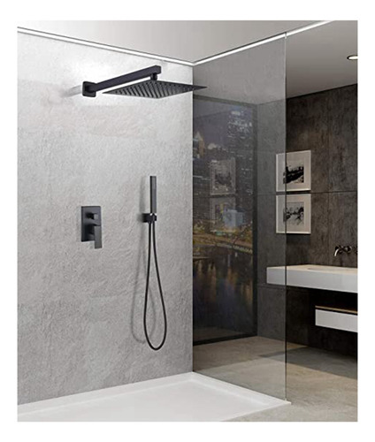 Imagen 2 de 6 de Codo De Pared Con Soporte Para Ducha De Mano, De Latón, Cuad