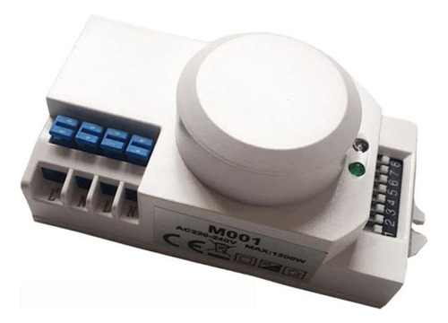 Mini Grado Sensor Microonda Interruptor Luz Induccion