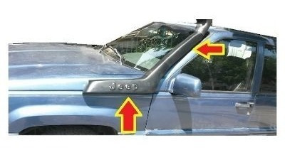 Imagen 4 de 6 de Snorkel Jeep Cherokee Xj Grand Cherokee Zj Repuesto Anfibio