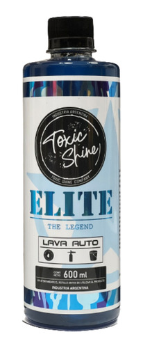 Shampoo Lava Auto Con Cera Elite Toxic Shine 600cc