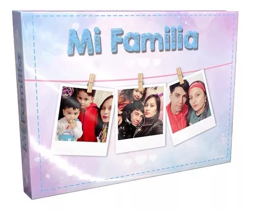 Álbum Personalizado Familiar Mas Fotos De 10x15cm