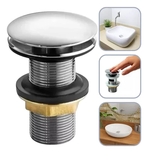 comprar Válvula Click Up Luxo Inteligente Inox Para Cuba Banheiro