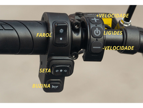 Inow V20 Bicicleta Eletrica 1000w Com Banco Extensor +alarme