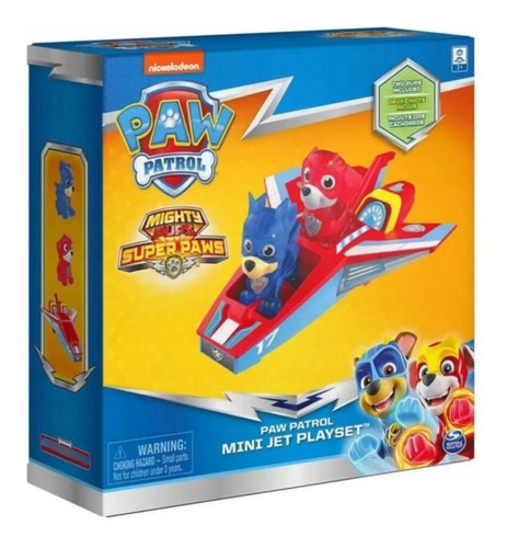 Paw Patrol Mini Jet Playset Mighty Pups