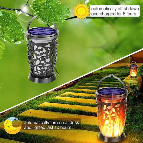 Antorcha Solar De 96 Led Para Danza, Parpadeo, Luz De Llama