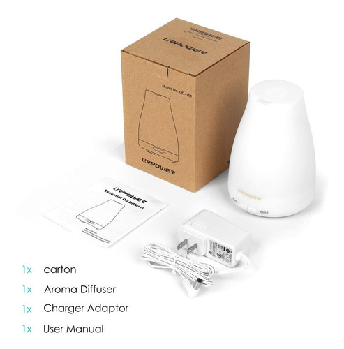 Aromatizador Difusor De Aceites Con Luz Led