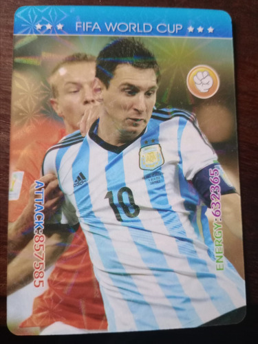 Carta Lio Messi Futbol Argentina Capitan