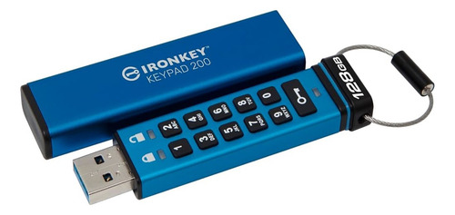 Kingston Datatraveler 2000 Dt2000/128gb Usb 3.0 Azul